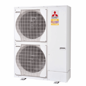 Unitate externă pompă de căldură aer-apă Mitsubishi Zubadan, trifazată, split, încălzire/răcire, INV+EVI